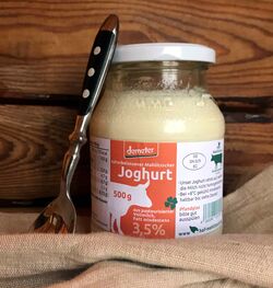 Joghurt im 500g Glas