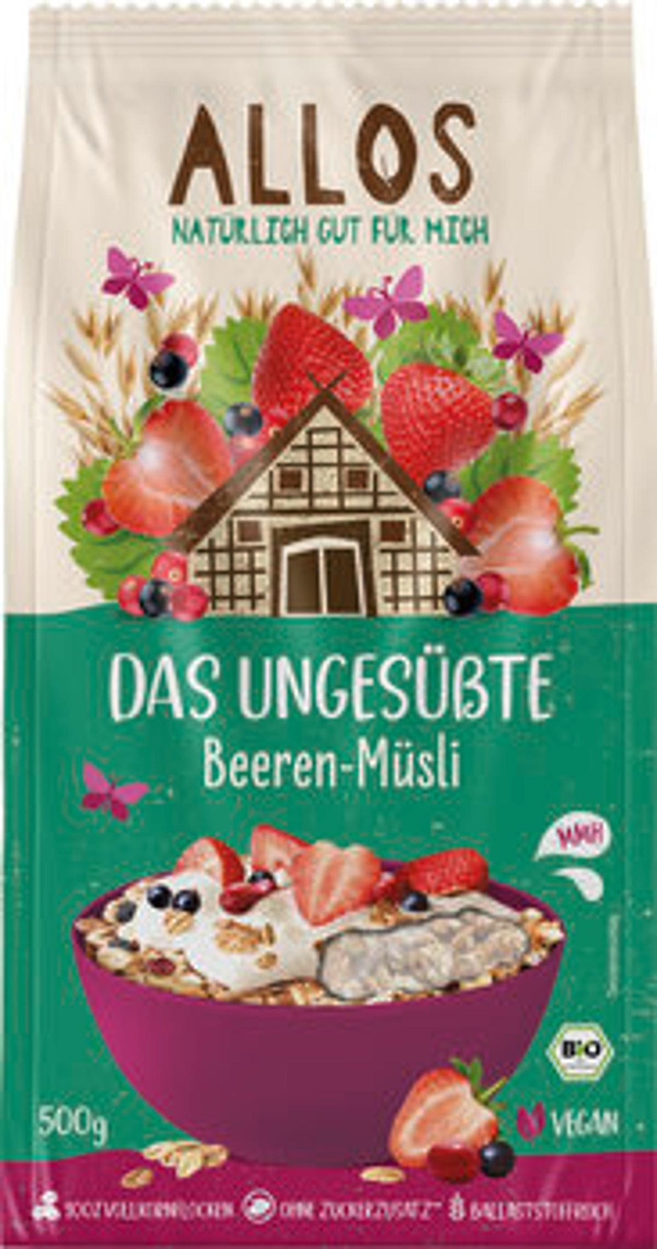 Produktfoto zu Das Ungesüßte Beeren-Müsli