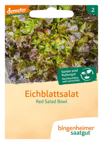 Produktfoto zu Eichblattsalat Red Salad Bowl