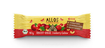 Produktfoto zu Fruchtriegel Cranberry Cashew