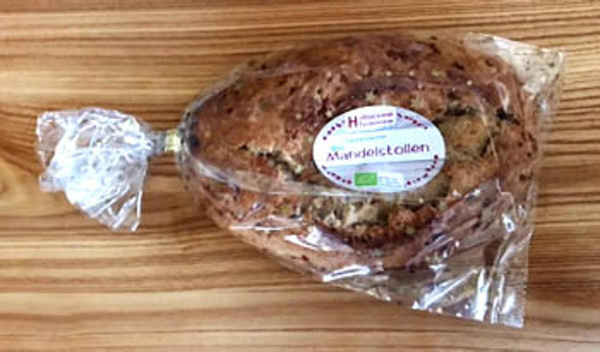 Produktfoto zu Mandelstollen, ungezuckert