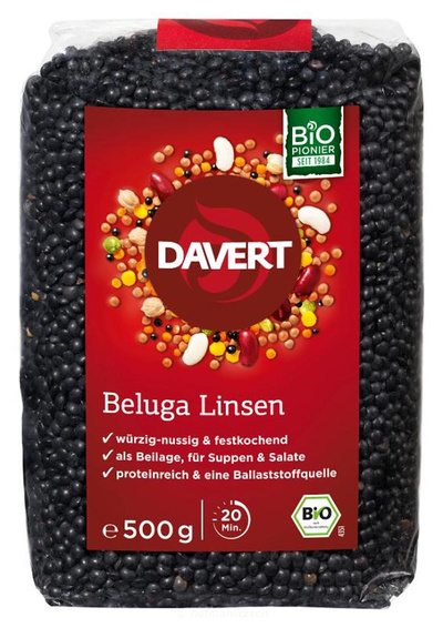 Produktfoto zu Beluga Linsen schwarz, klein