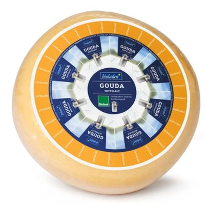 Produktfoto zu Gouda mittelalt - pikant & herzhafter Schnittkäse für den Alltag