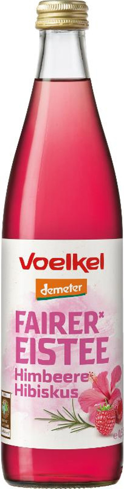 Produktfoto zu Eistee mit Himbeere & Hibiskus