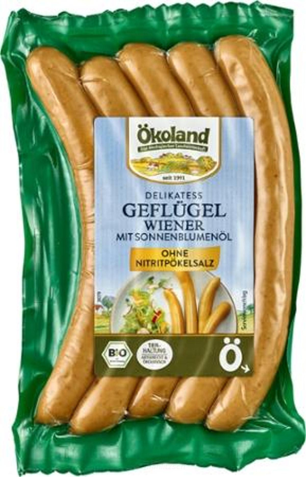 Produktfoto zu Delikatess Geflügel-Wiener (5x40g)