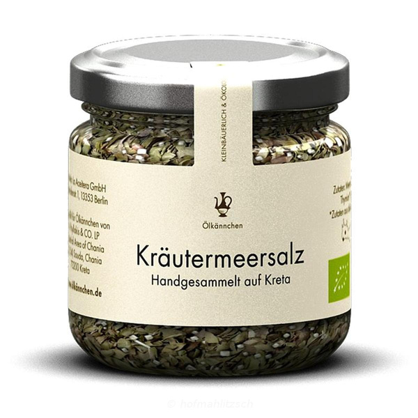 Produktfoto zu Kräutermeersalz - Handgesammelt auf Kreta