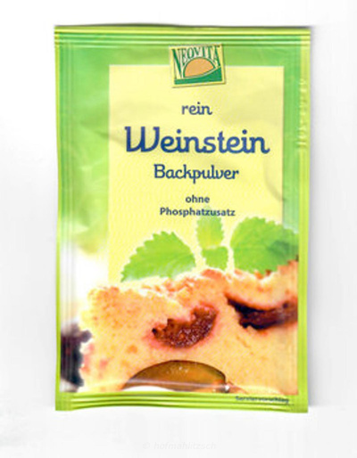 Produktfoto zu Weinstein Backpulver im Beutel