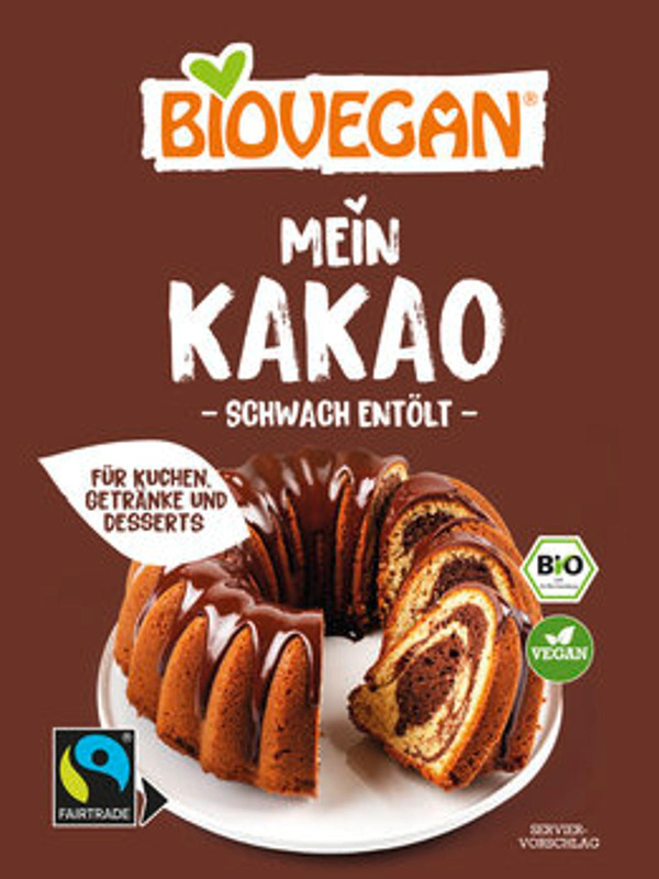 Produktfoto zu Kakao, schwach entölt