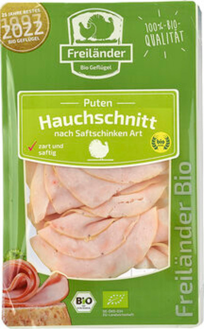Produktfoto zu Putenaufschnitt hauchfein - nach Saftschinkenart