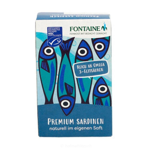 Produktfoto zu Premium Sardinen - naturell im eigenen Saft