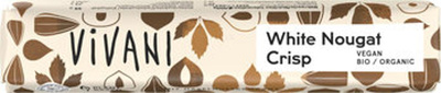Produktfoto zu White Nougat Crisp Riegel mit Reisdrink