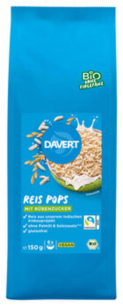 Produktfoto zu Reis Pops mit Rübenzucker