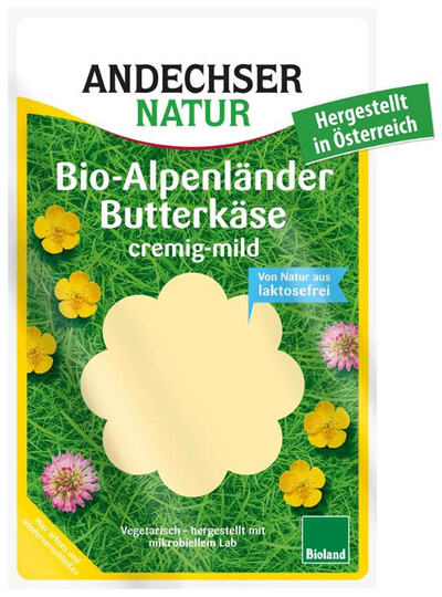 Produktfoto zu Alpenl.Butterkäse Scheiben