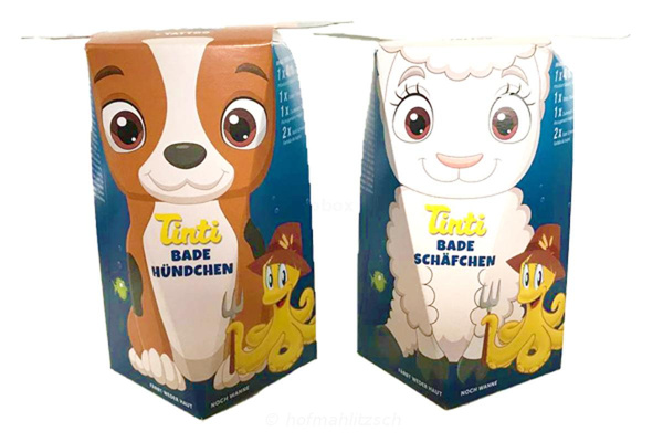 Produktfoto zu Badetiere Hund oder  Schaf - je 5 teilig