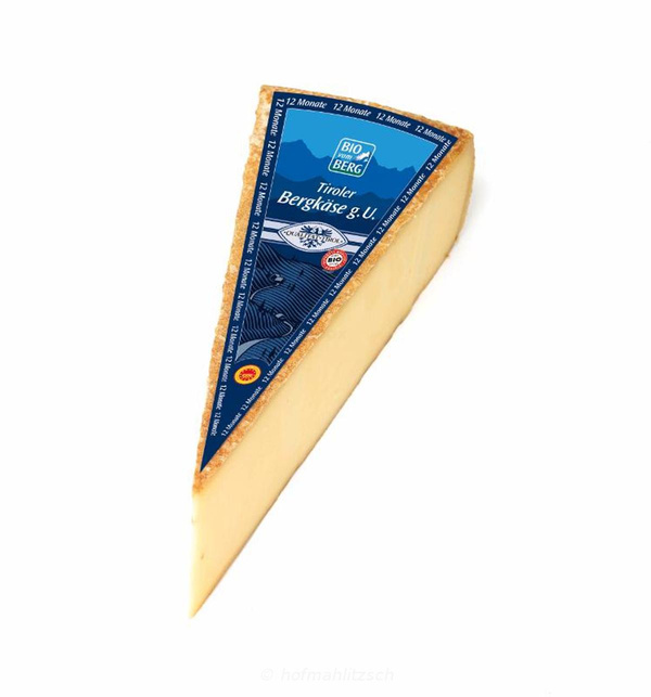 Produktfoto zu Tiroler Bergkäse - würziger Klassiker, 12 Monate gereift