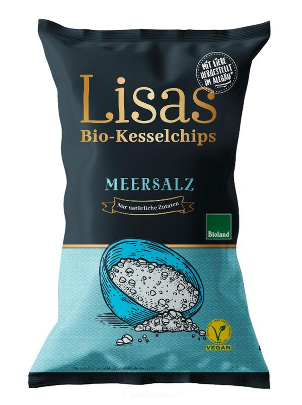 Produktfoto zu Lisas Kesselchips Meersalz
