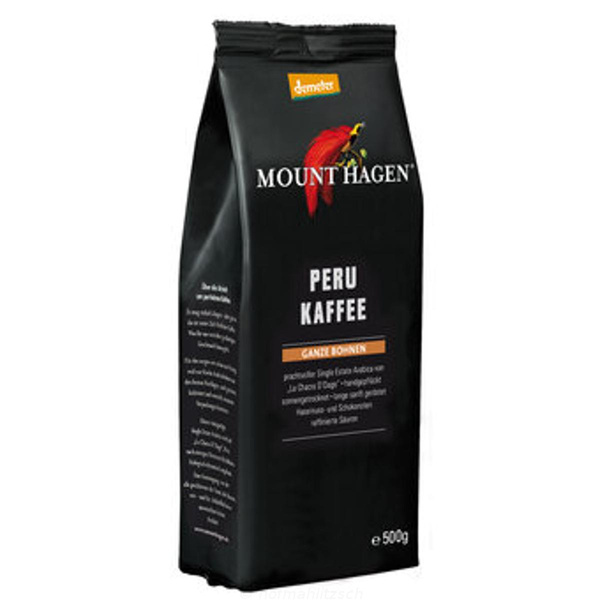 Produktfoto zu Röstkaffee Peru ganze Bohne
