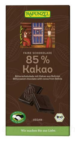 Produktfoto zu Bitterschokolade mit Kakao aus Bolivien