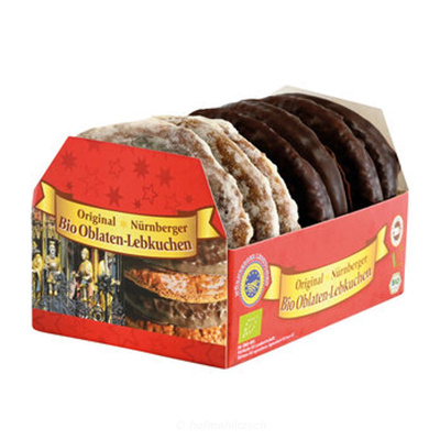 Produktfoto zu Oblatenlebkuchen im Tray