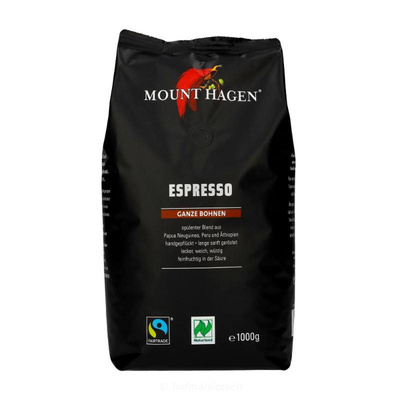 Produktfoto zu Mount Hagen Espresso ganze Bohne
