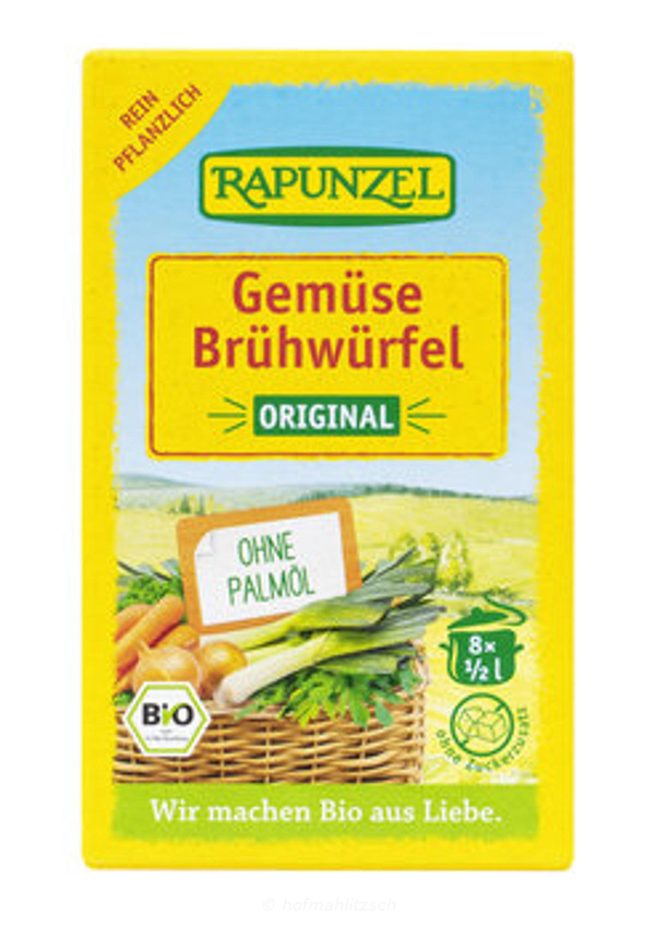 Produktfoto zu Gemüse-Brühwürfel Original, mit Bio-Hefe