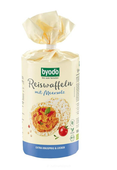 Produktfoto zu Reiswaffeln mit Meersalz