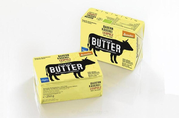 Produktfoto zu Allgäuer Sauerrahmbutter