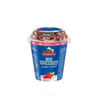 Produktfoto zu Frucht & Knusper Joghurt Himbeere mit Schokoballs