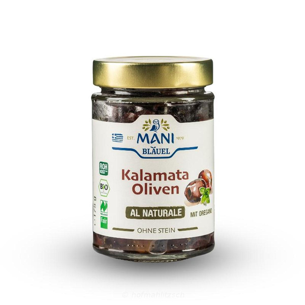 Produktfoto zu Kalamata Oliven al naturale entkernt mit Oregano
