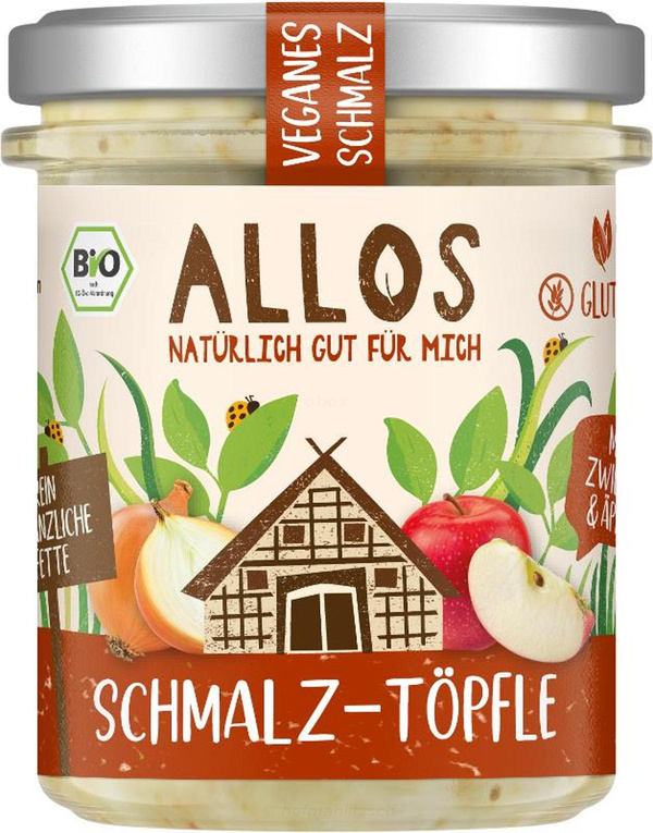 Produktfoto zu Schmalz-Töpfle Apfel_Zwiebel