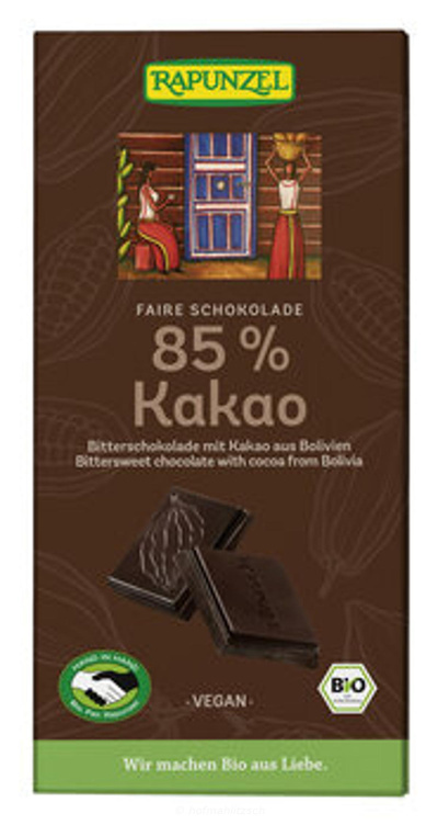 Produktfoto zu Bitterschokolade mit Kakao aus Bolivien