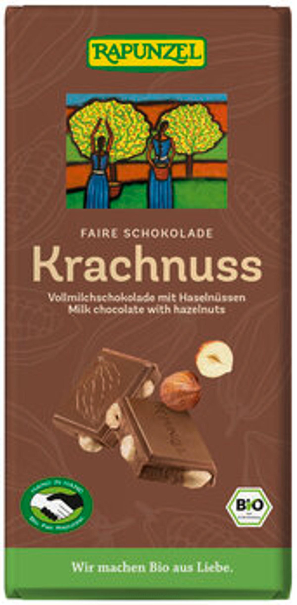 Produktfoto zu Krachnuss Vollmilchschokolade