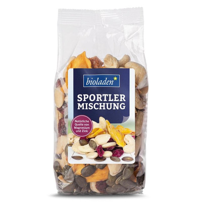 Produktfoto zu Sportler Mischung - Mischung aus Cashewkernen, Cranberries, Mangos und Kürbiskernen