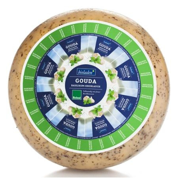 Produktfoto zu b*Gouda Basilikum Knoblauch