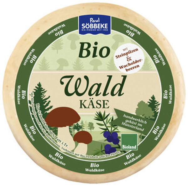 Produktfoto zu Bio Wald Käse - mit fein nussigen Steinpilzen