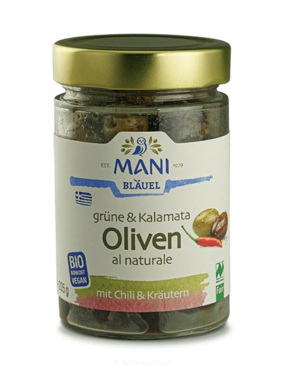 Produktfoto zu Oliven Chili Kräuter