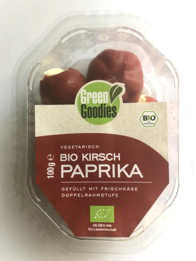 Produktfoto zu Kirschpaprika gefüllt mit Frischkäse