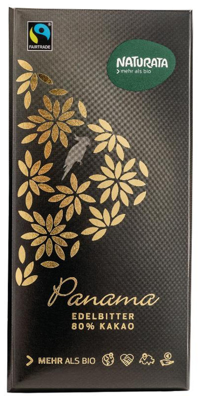 Produktfoto zu Edelbitter Schokolade Panama 80%