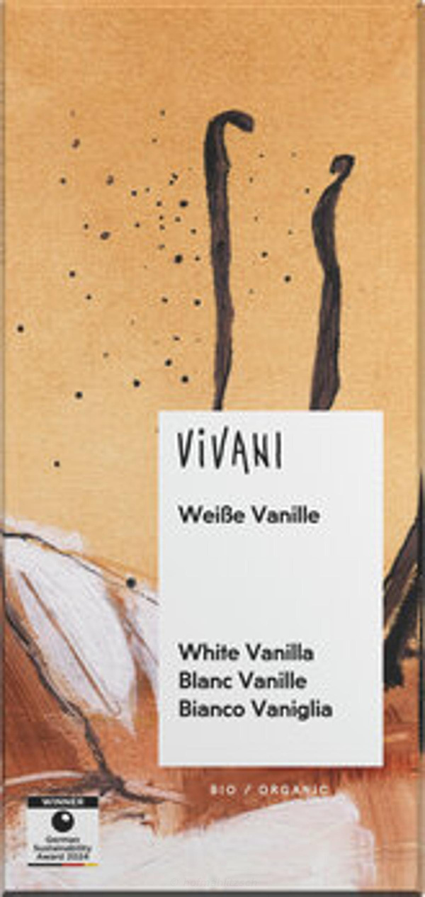 Produktfoto zu Weiße Schokolade mit Vanille