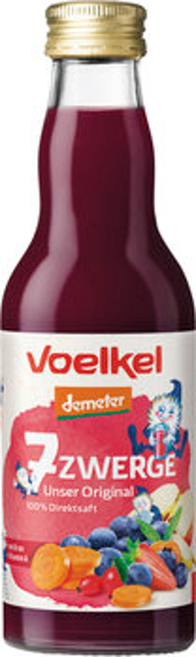 Produktfoto zu 7-Zwerge-Kindersaft 0,2l