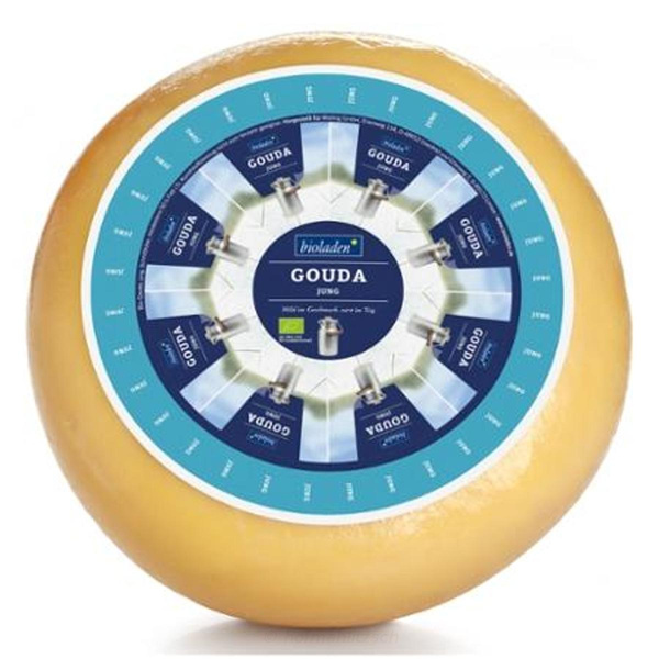 Produktfoto zu Gouda jung - zarter Teig mit leicht buttrigen Geschmack