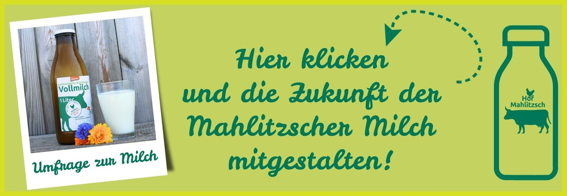 Button zur Milch-Umfrage