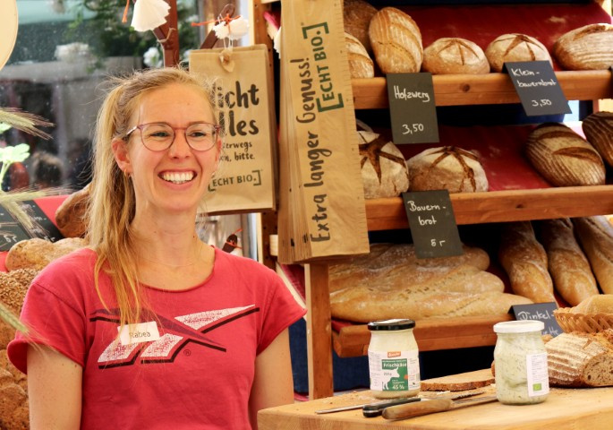 Am Brotstand wehte der Duft von frisch gebackenem Glück – knusprig, regional und direkt aus unserer Hofbäckerei.
