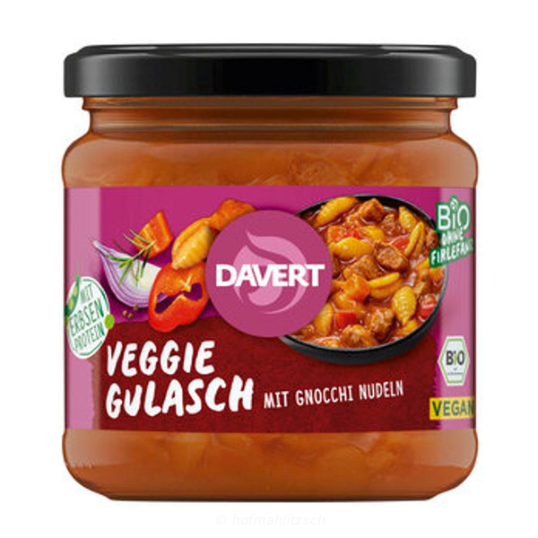 Produktfoto zu Veggie Gulasch mit Gnocchi