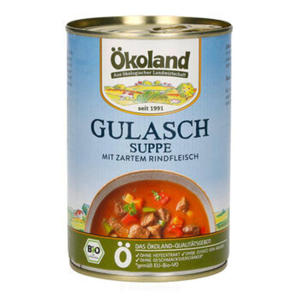 Produktfoto zu Gulaschsuppe ungarischer Art