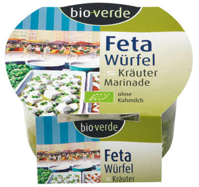 Produktfoto zu Feta-Würfel in Kräutermarinade