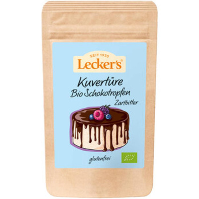 Produktfoto zu Kuvertüre Tropfen Zartbitter Schokolade