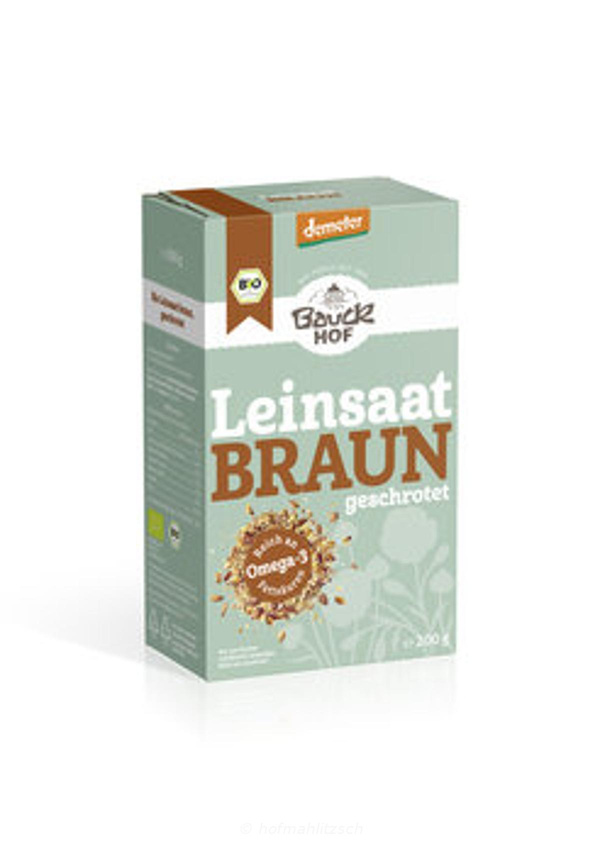 Produktfoto zu Leinsaat geschrotet
