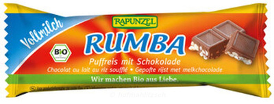 Produktfoto zu Rumba Puffreisriegel Vollmilch