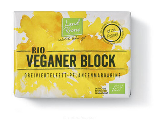 Produktfoto zu Veganer Block Margarine